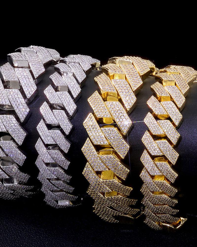 Grand Pavé Cuban Link Bracelet