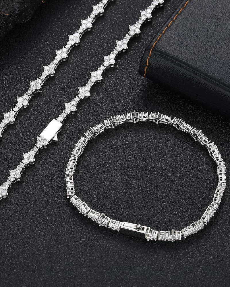 Signature Pavé Tennis Bracelet