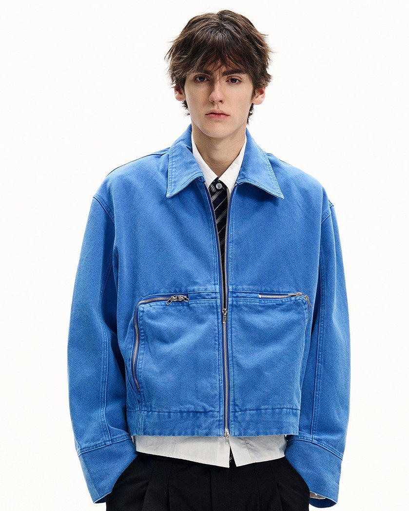 Relaxed Fit Cotton Work Jacket