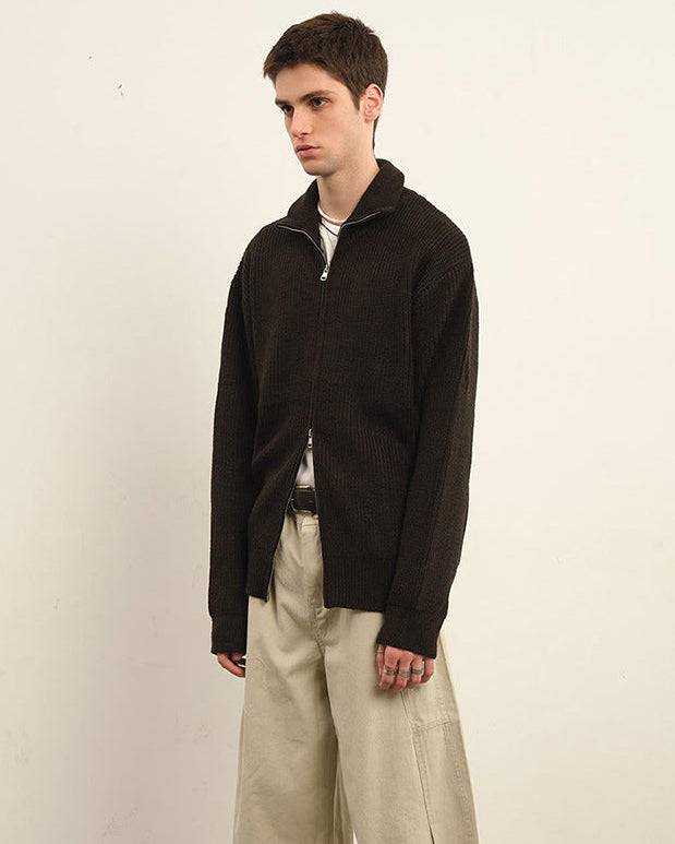 The Arcline Ribbed Knit Cardigan