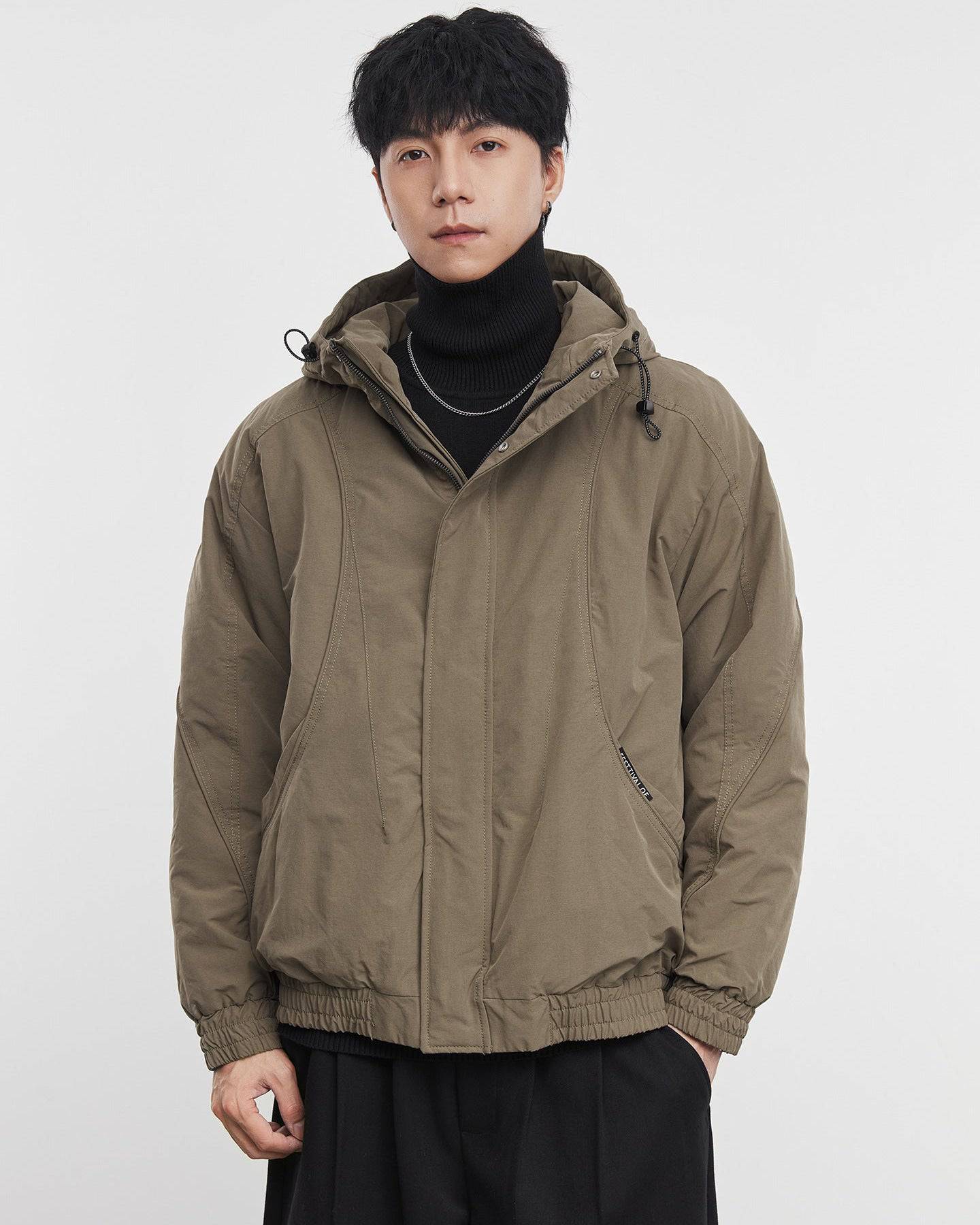 The Hartsell Hooded Cargo Down Jacket