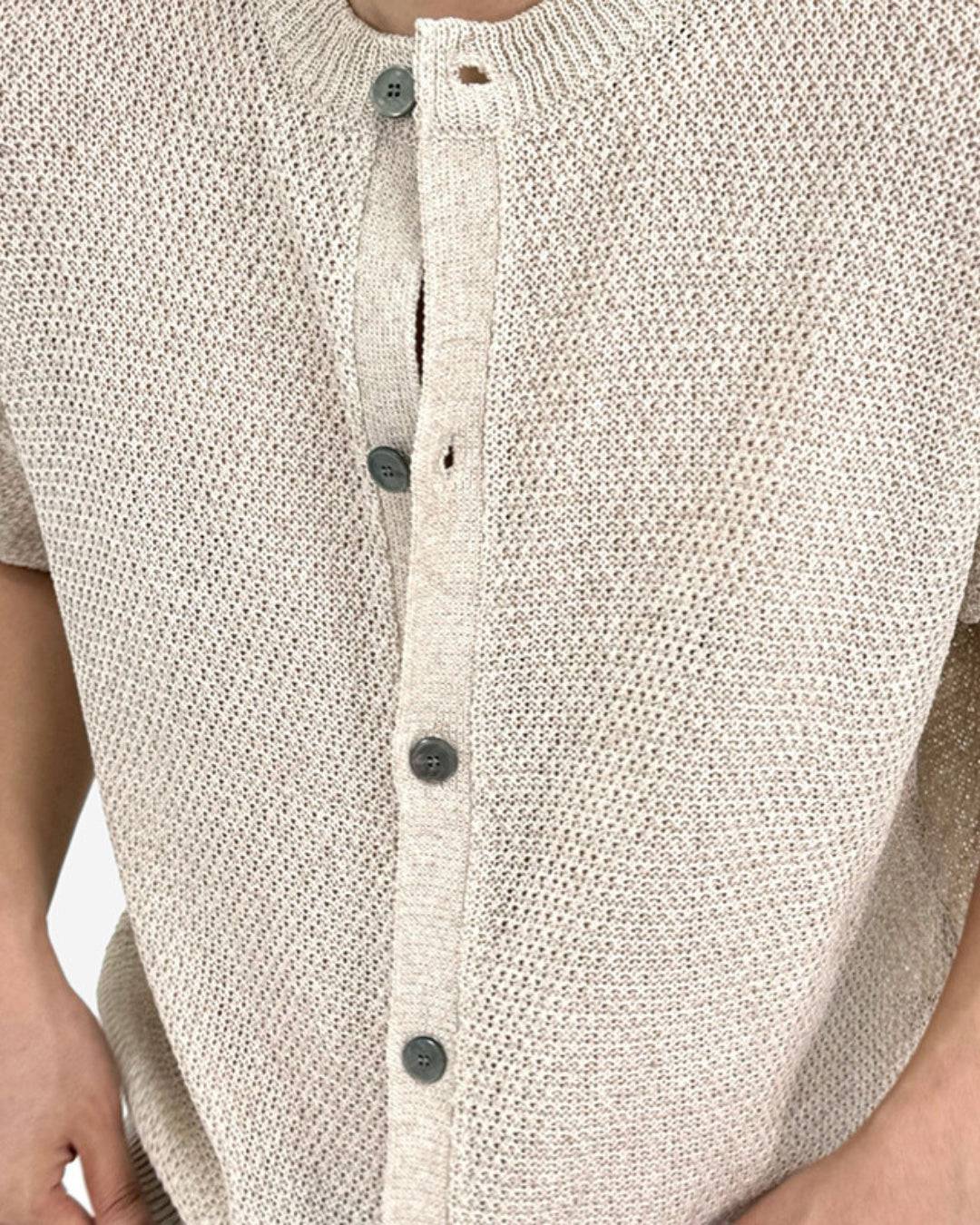 Knit Button Shirt