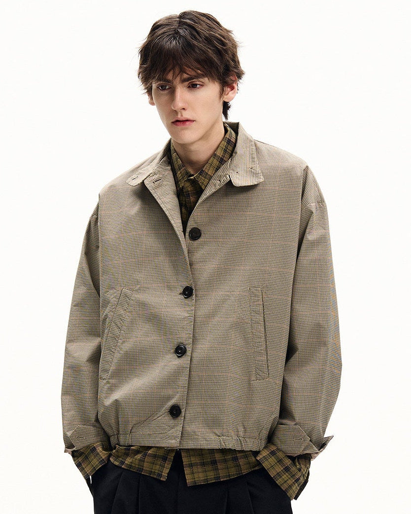 Classic Micro Checkered Utility Jacket