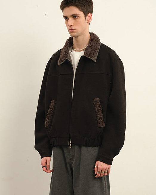 The Hearthline Retro Woolen Cotton Jacket