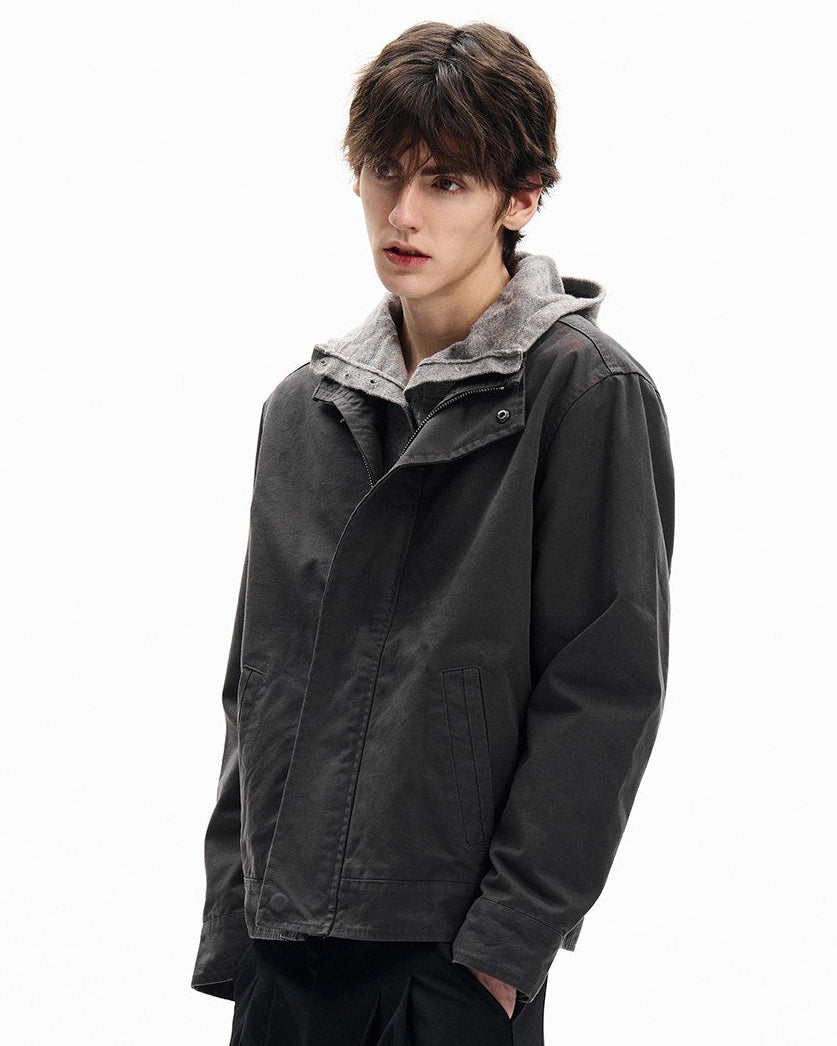 Modern Hooded Workwear Jacket