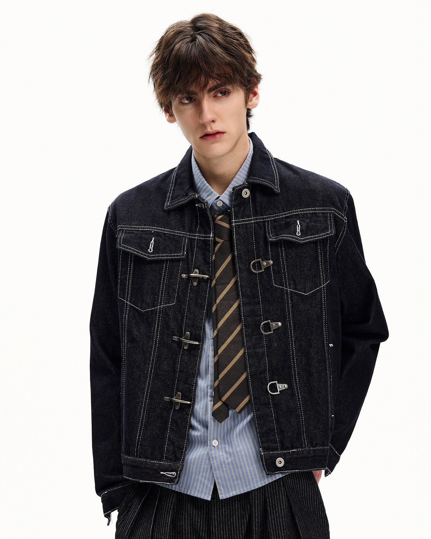 Contemporary Denim Utility Jacket