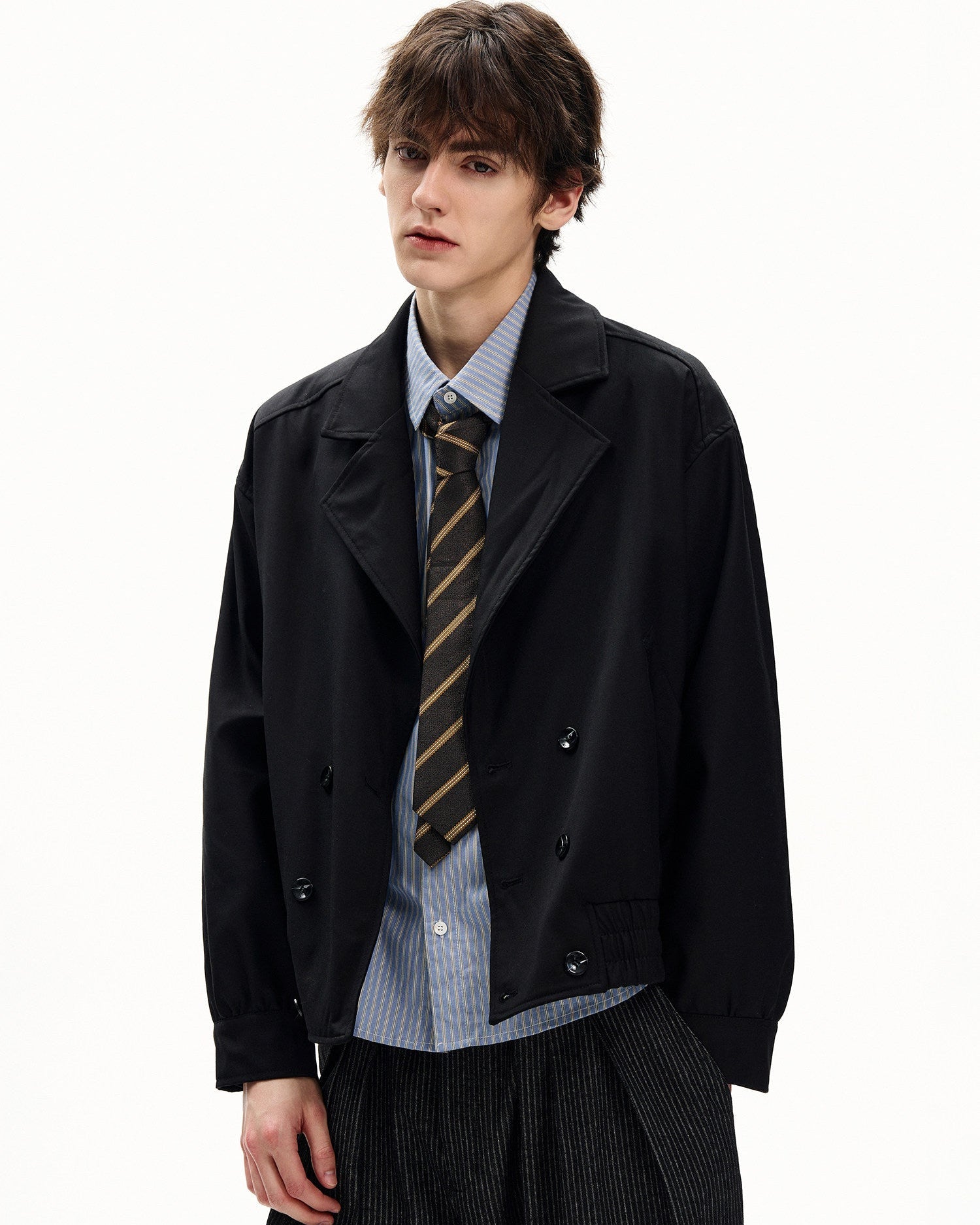 Casual Black Suit Jacket