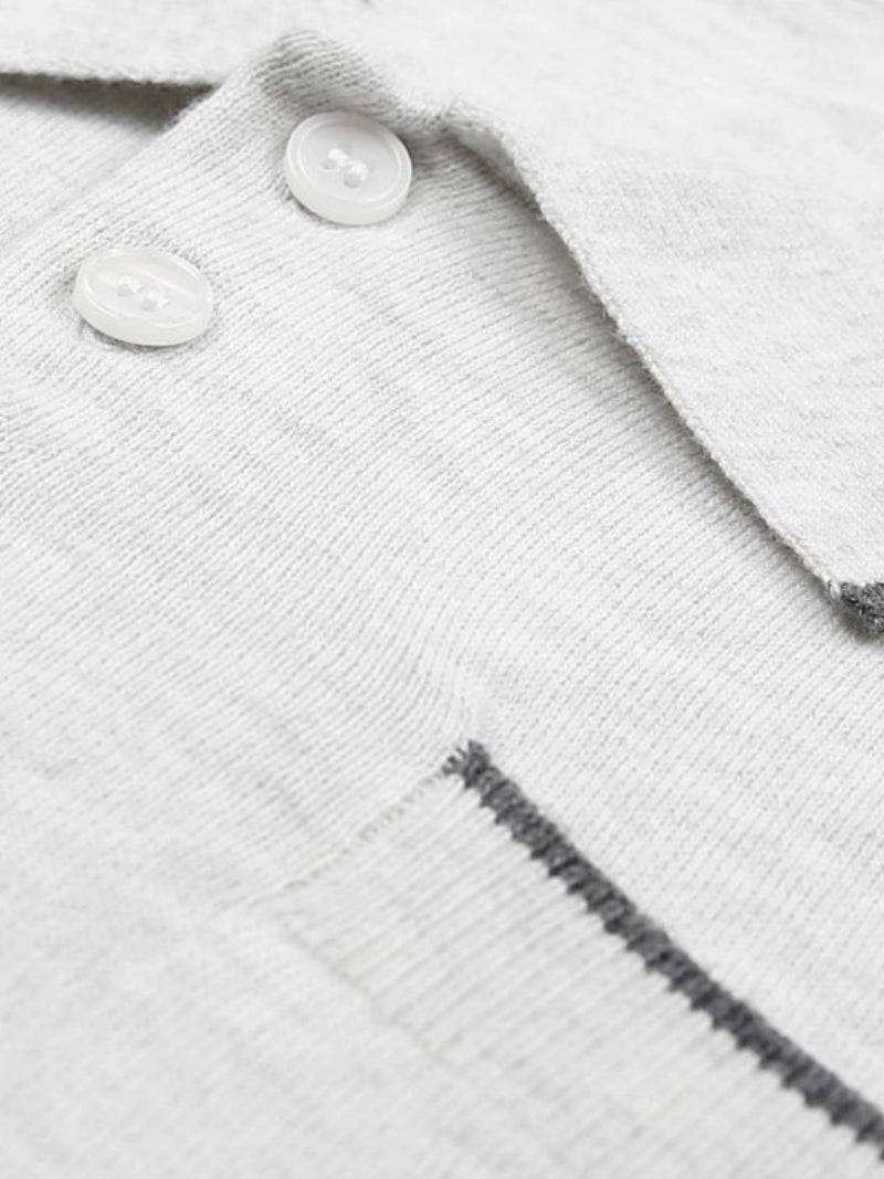 Cotton and Cashmere Blend Polo Shirt