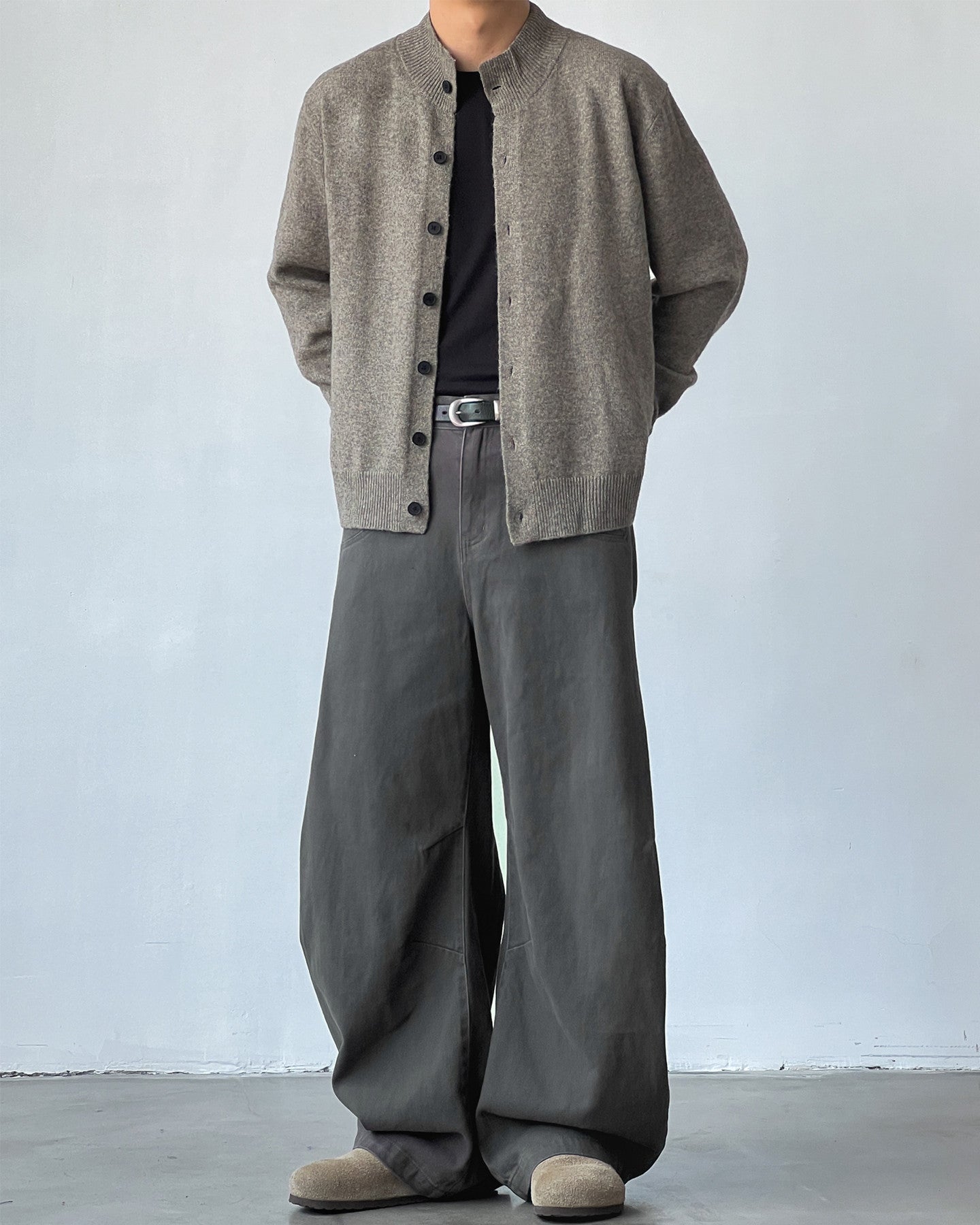 Classic Wide Casual Tailored Pants