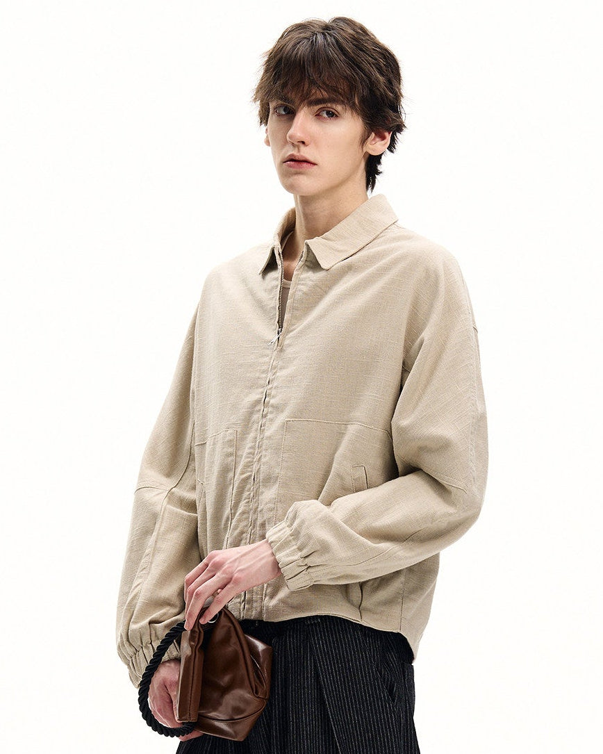 Modern Woven Cotton Jacket