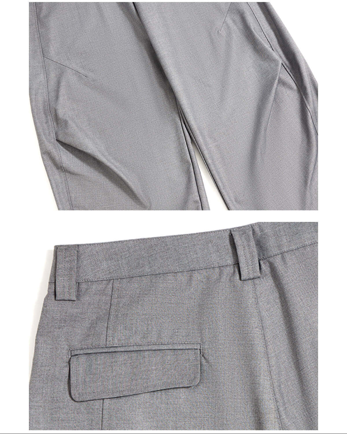Wide Leg Casual Tailored Trousers