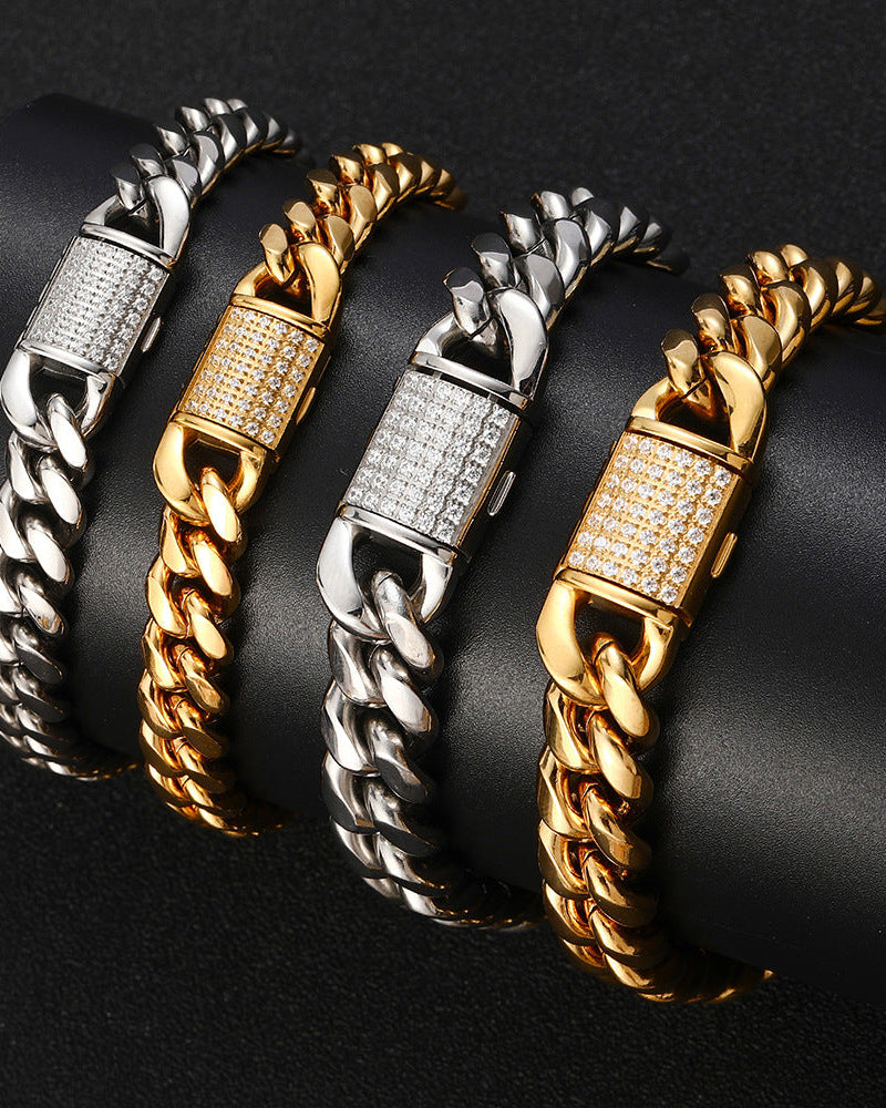 Imperial Pavé Cuban Link Bracelet