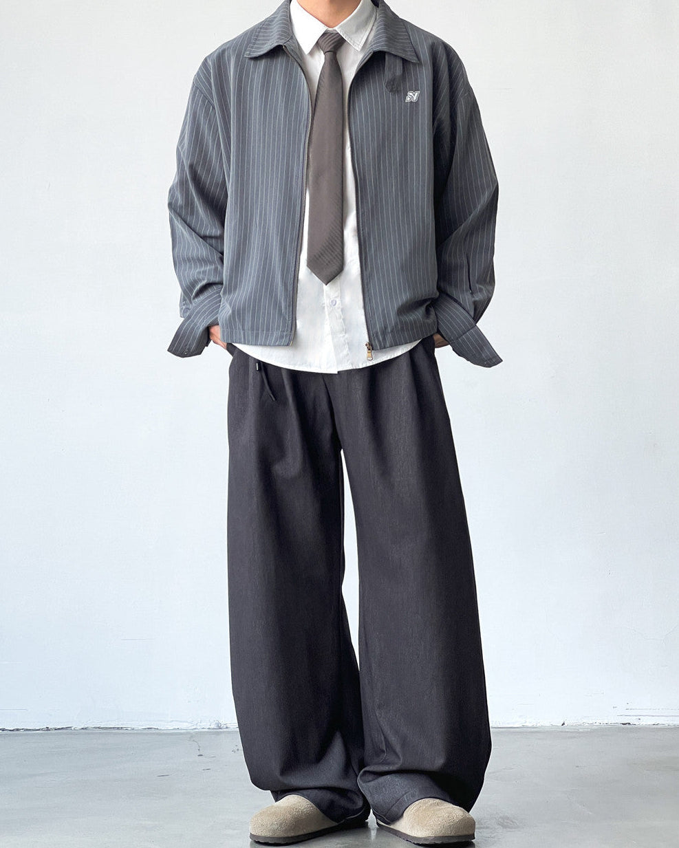 Casual Wide Fit Classic Pants