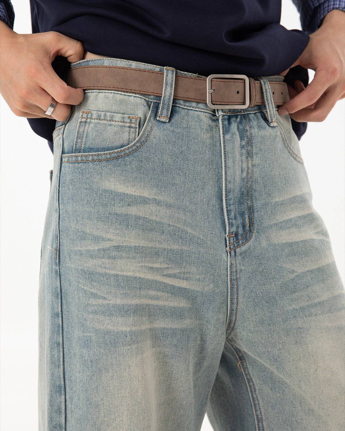 The  Whisper Wash Straight Jeans