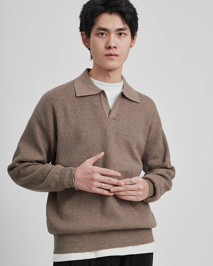 The Loughton Knit Polo Sweater