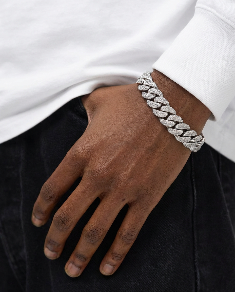 Grand Iced Cuban Link Bracelet