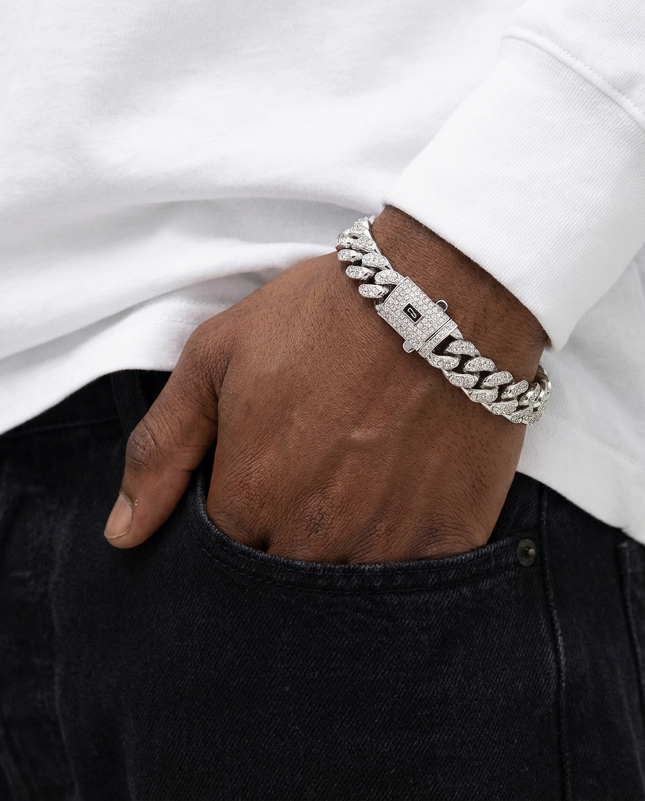 Signature Cuban Link Diamond Bracelet
