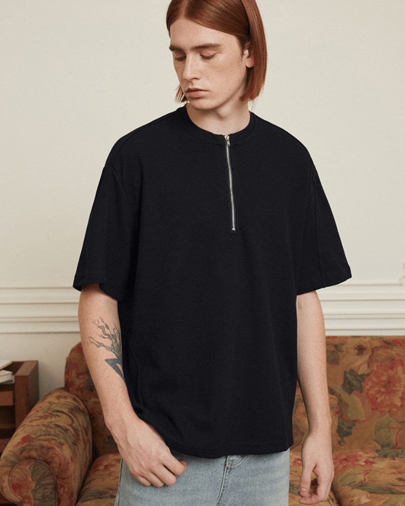 Oversized zip tee
