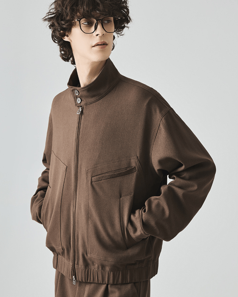 Tour’s High‑Neck Utility Zip Jacket