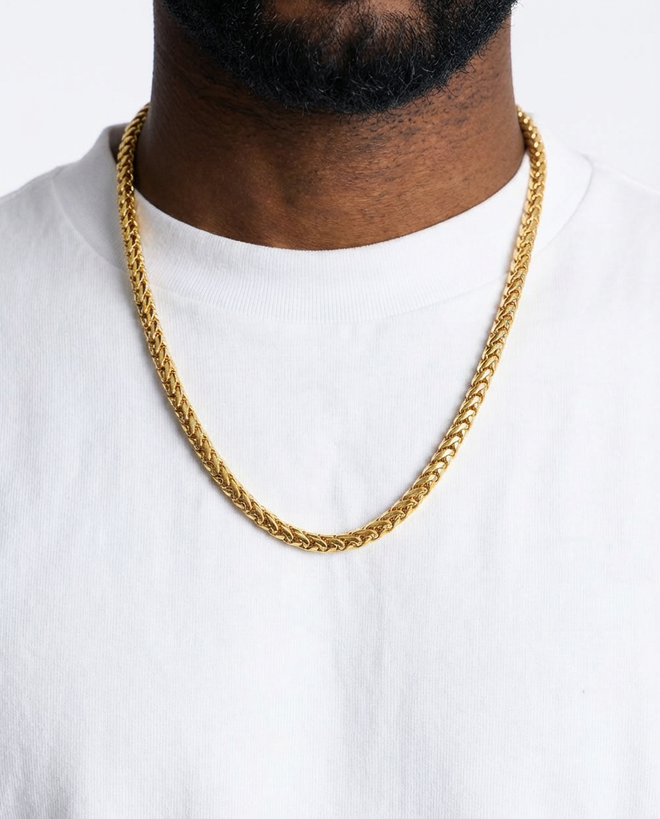 Signature Gold Rope Chain Necklace