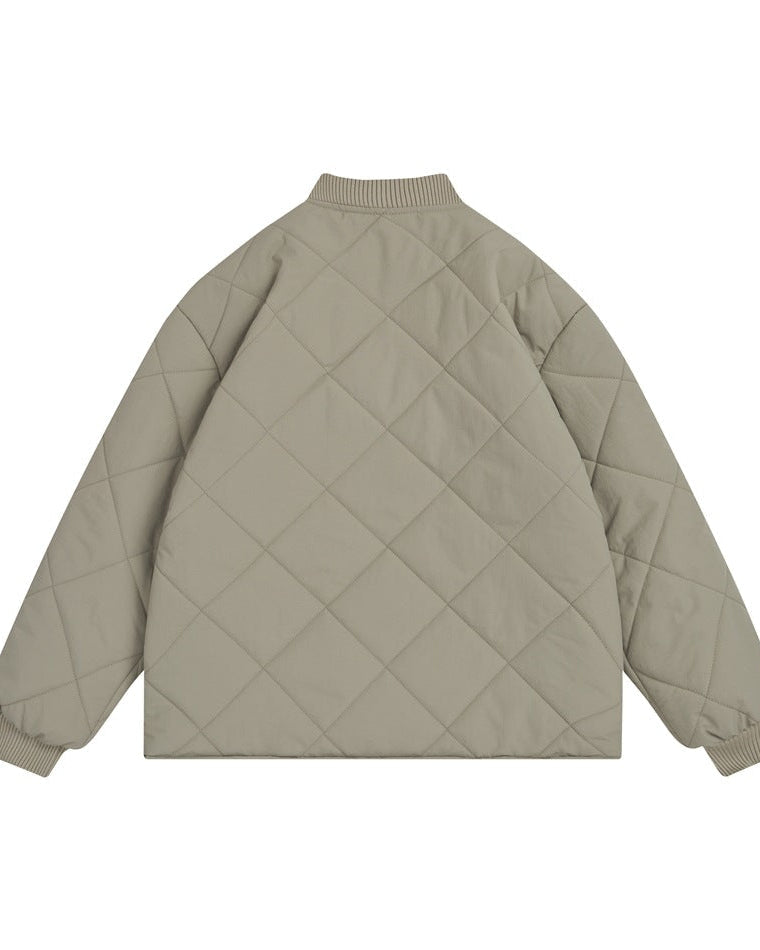 The Bastien Diamond Plaid Cotton Jacket