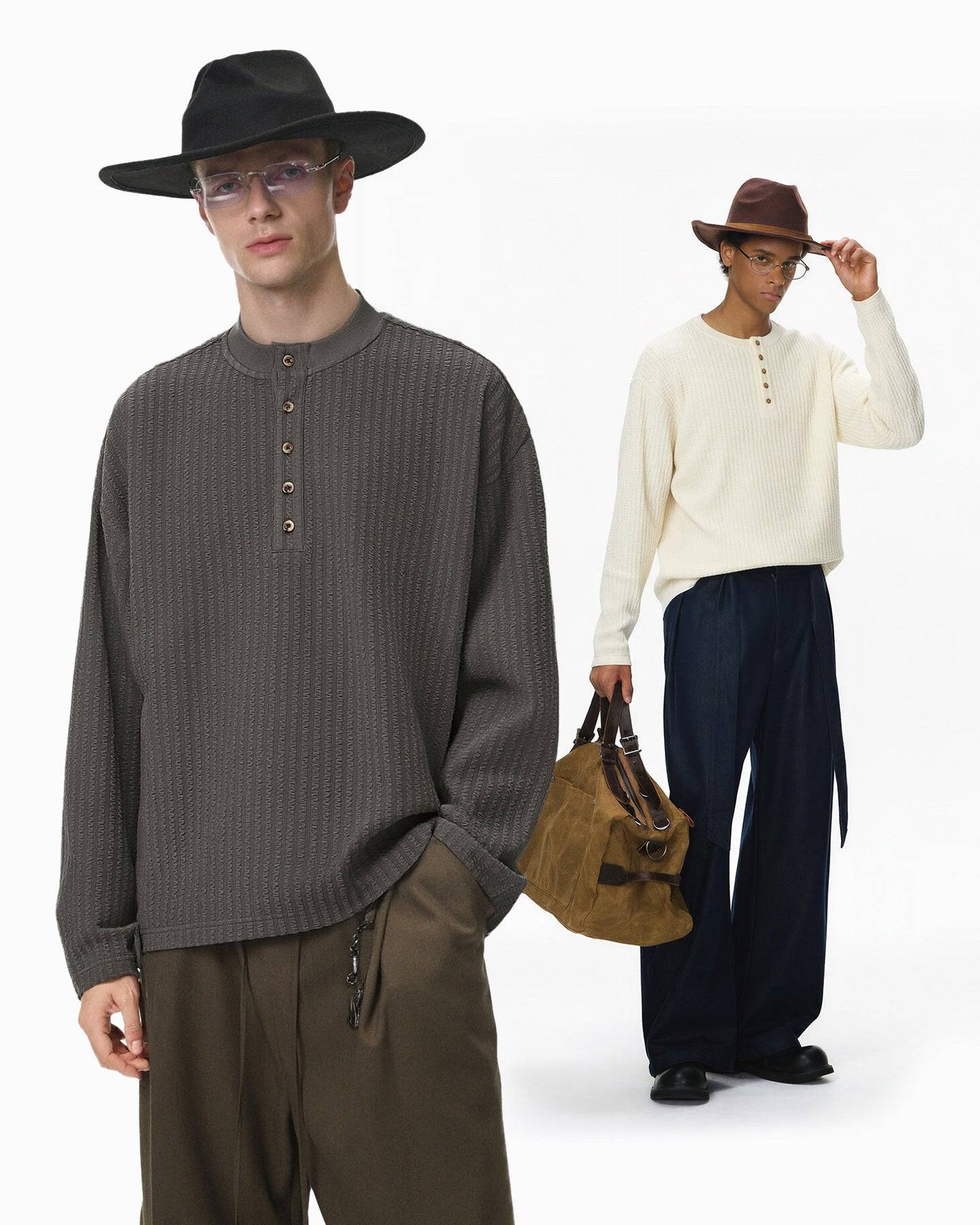 The Regent Henry Collar Long-Sleeve T-Shirt
