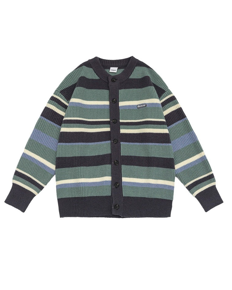 The Bridlewood  Preppy Striped Cardigan