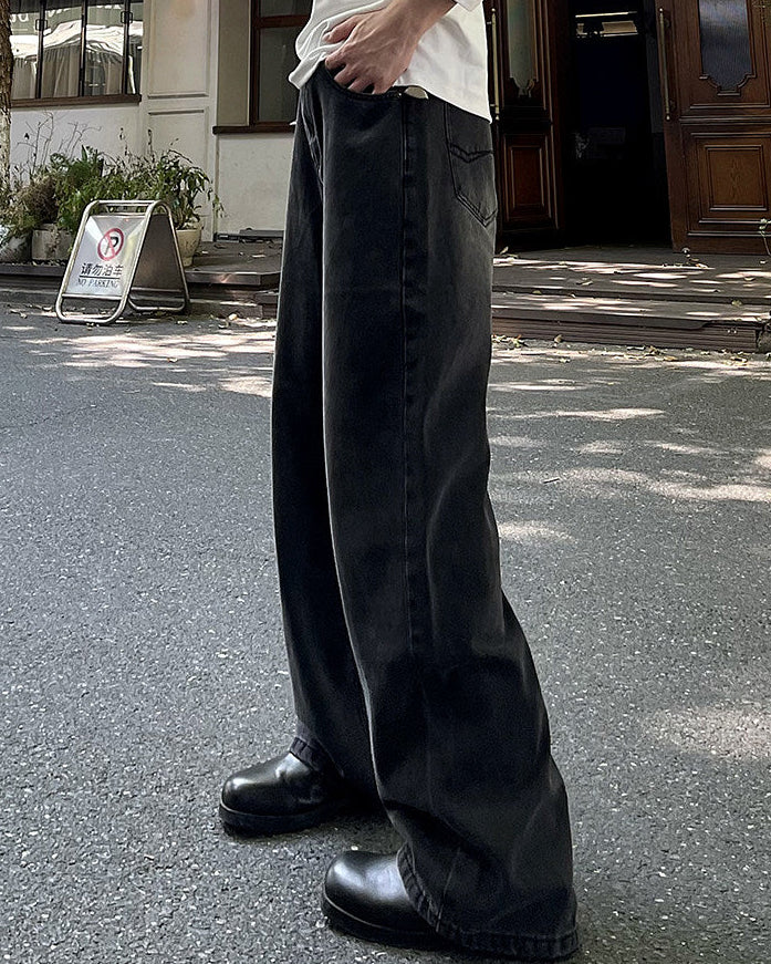 Essential Wide-Leg Denim Jeans