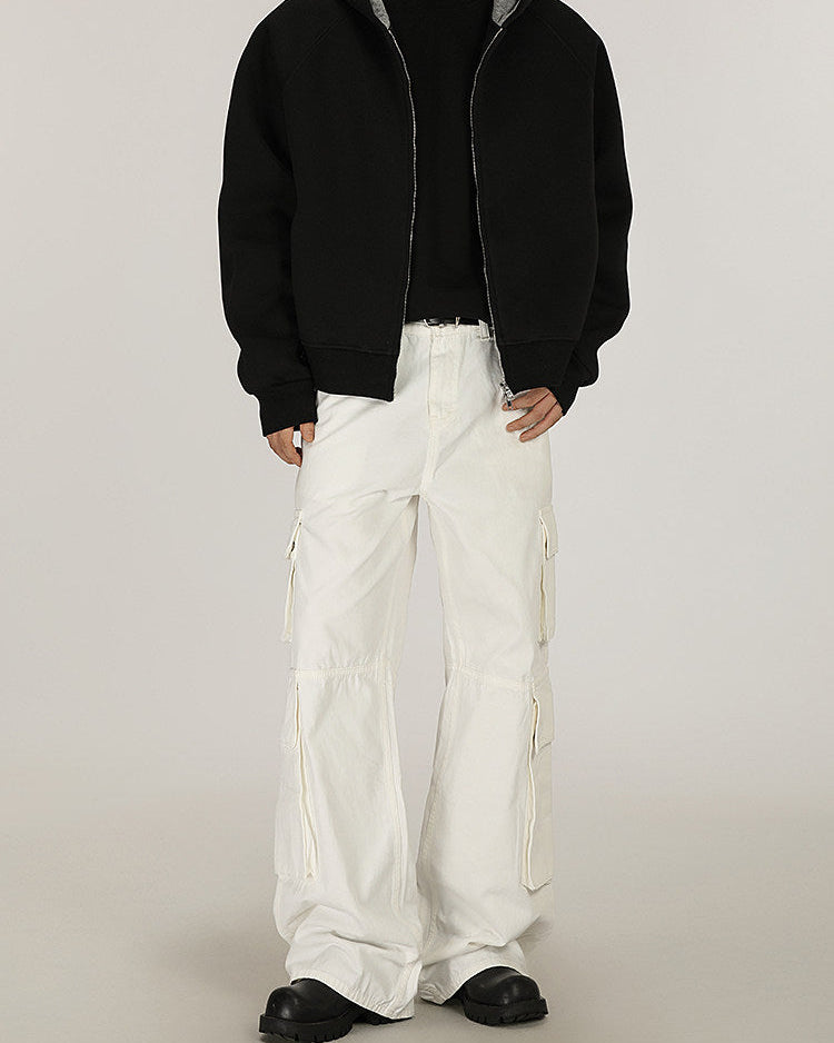 Essential Soft Cotton Cargo Jeans