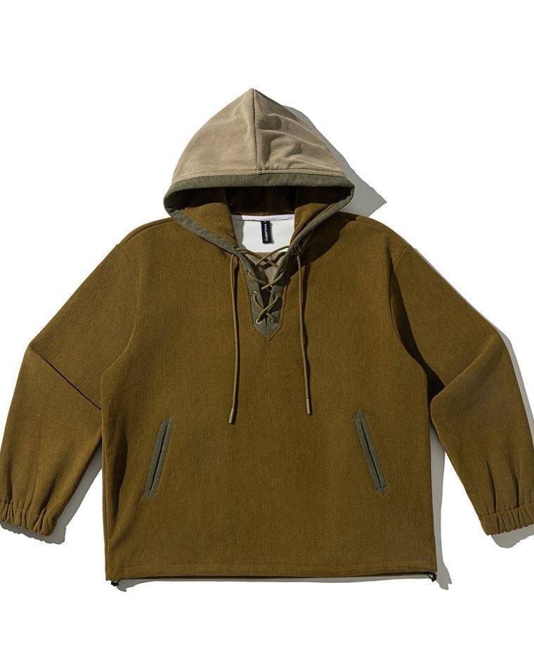 The Urban Weave Corduroy Hoodie Sweater