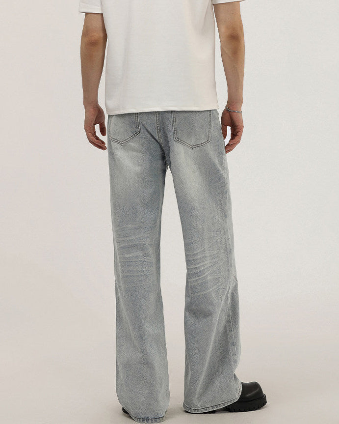 Light Wash Denim Relaxed Jean