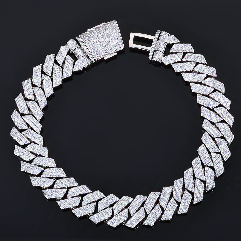 Luxe Iced Cuban Link Necklace and Bracelet