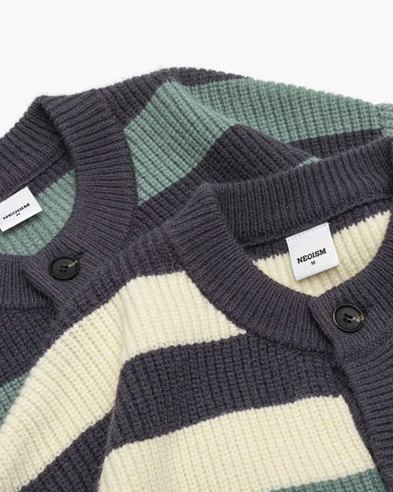 The Bridlewood  Preppy Striped Cardigan