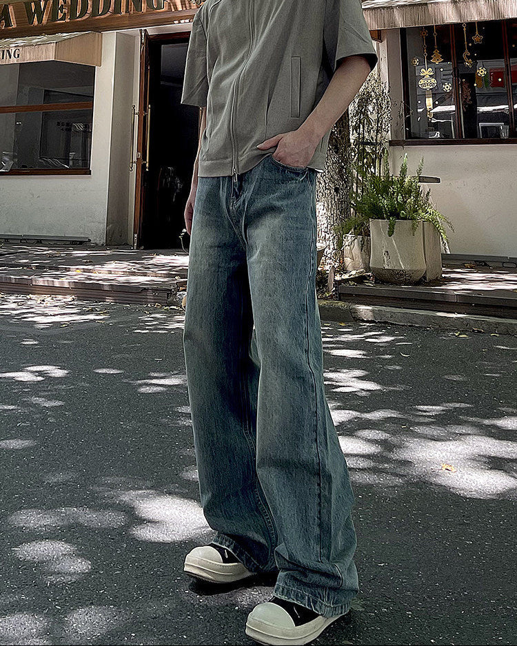 Light Wash Cleanfit Denim Jeans