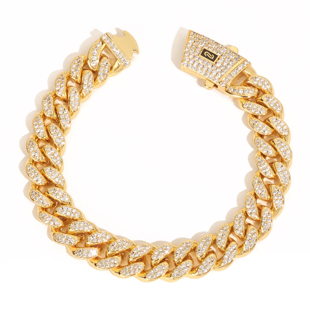 Signature Cuban Link Diamond Bracelet