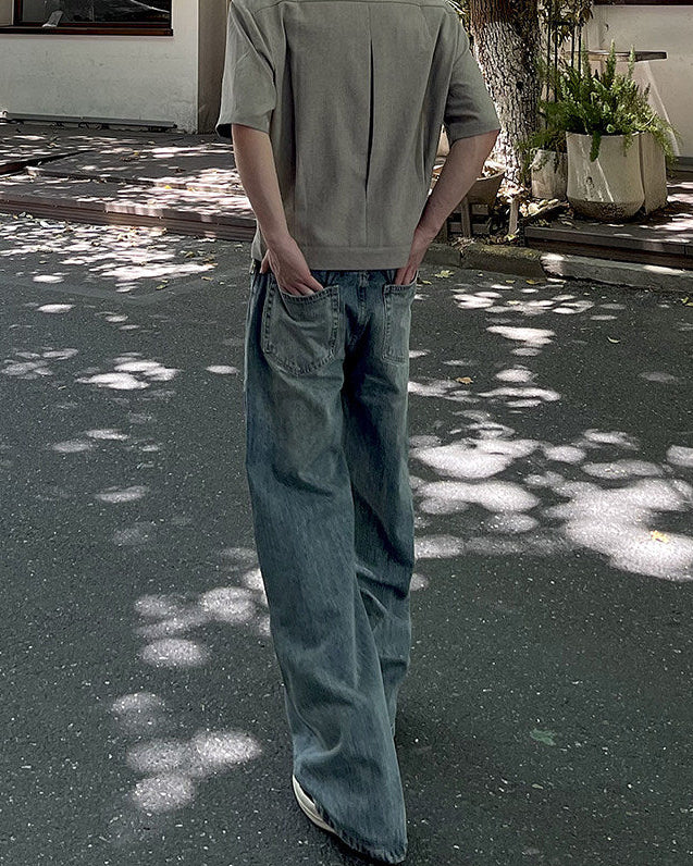 Light Wash Cleanfit Denim Jeans