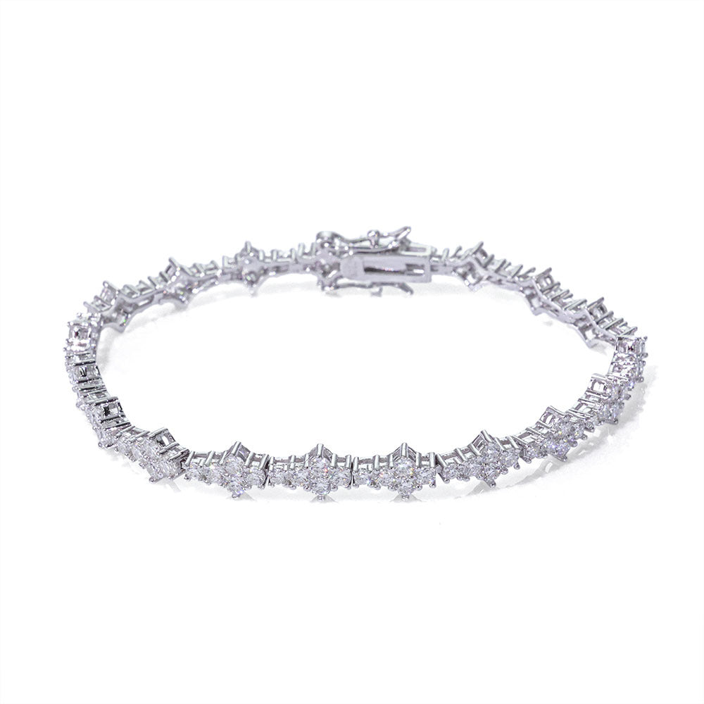 6,5mm Golden Tennis Spark Bracelet