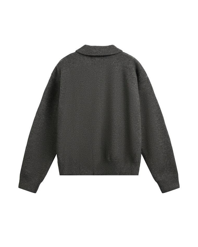 The Halden Knit Zip Jacket