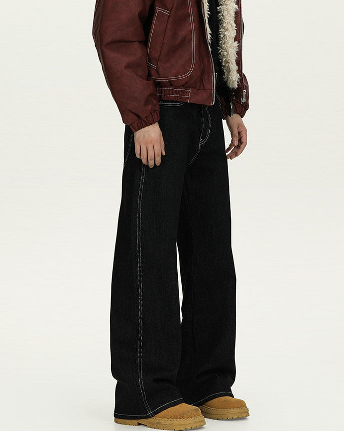 Shearling Lined Flight Jeans