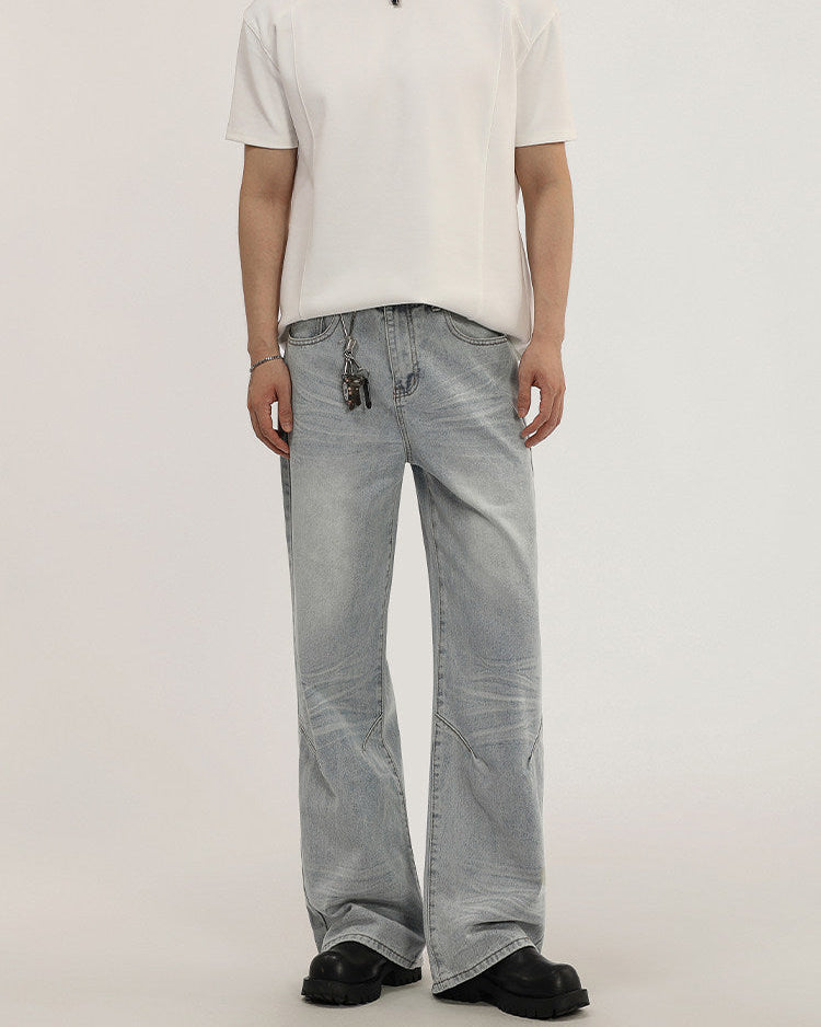 Light Wash Denim Relaxed Jean