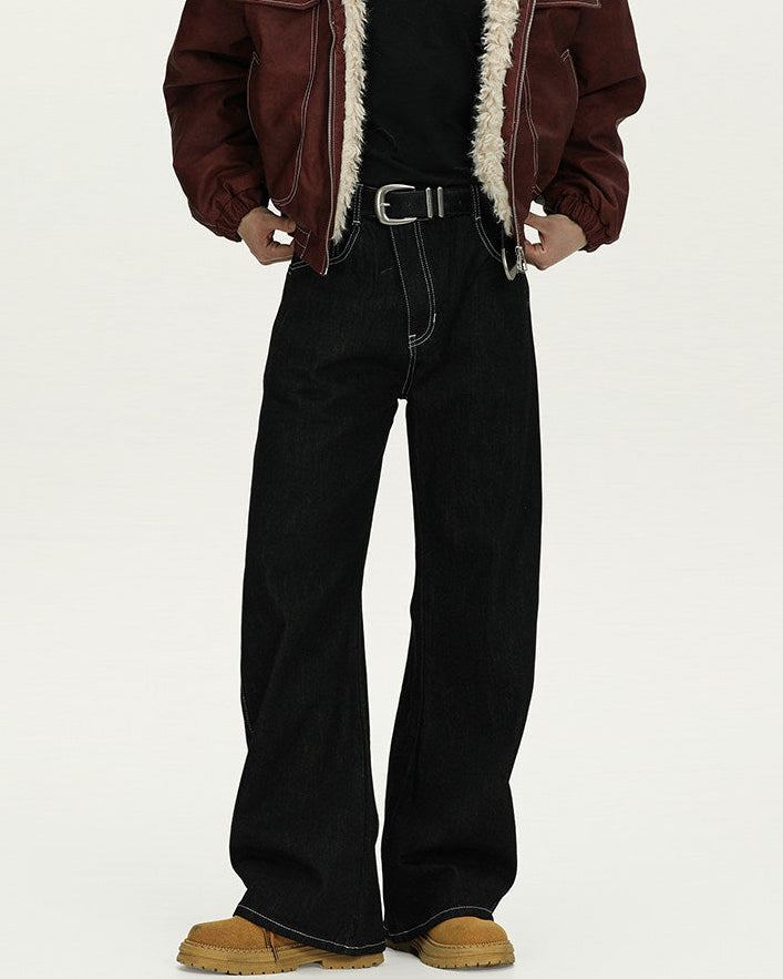 Shearling Lined Flight Jeans
