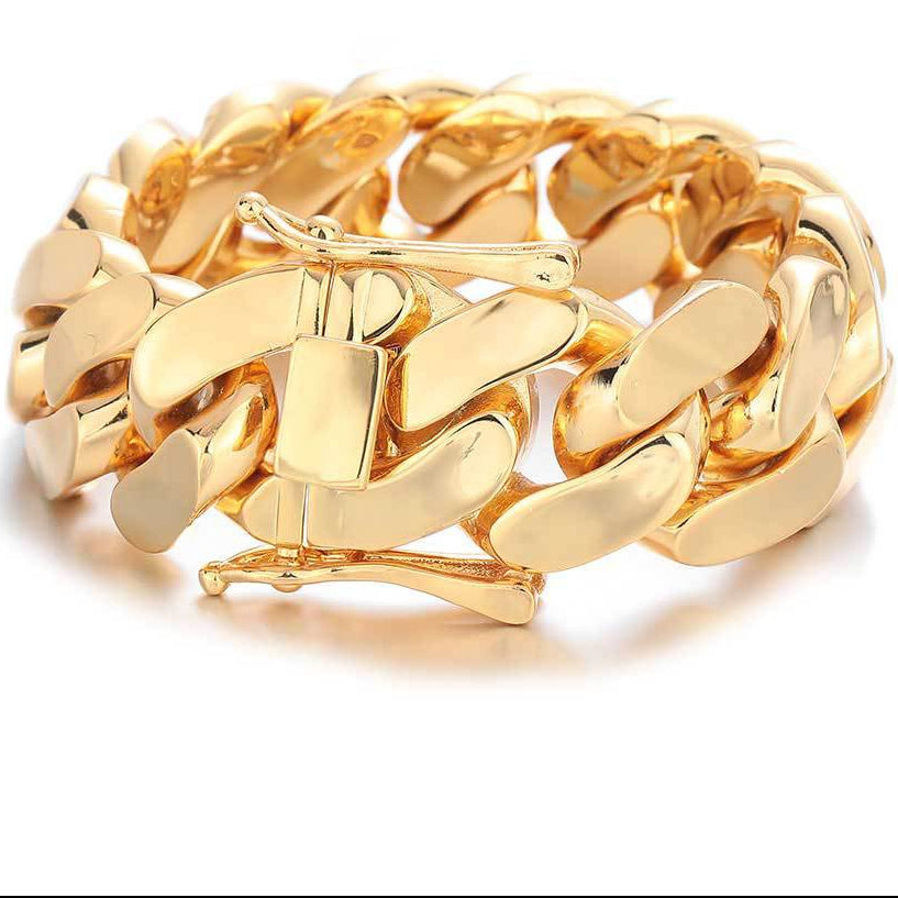 Imperial Gold Cuban Link Bracelet