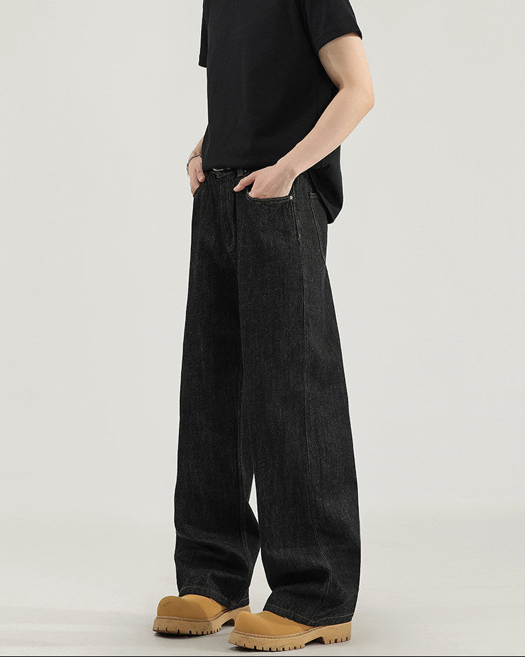 Contemporary Loose Straight Cut Jeans