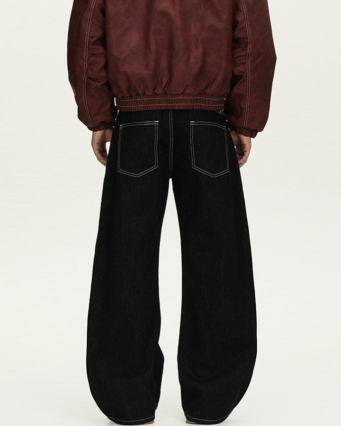 Shearling Lined Flight Jeans
