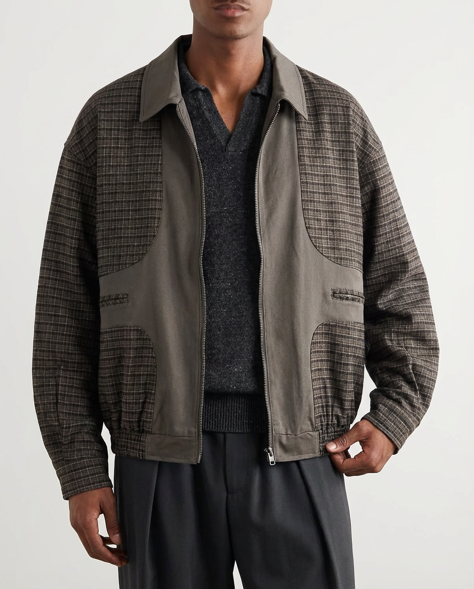 The Cinderbrook Plaid Cargo Jacket