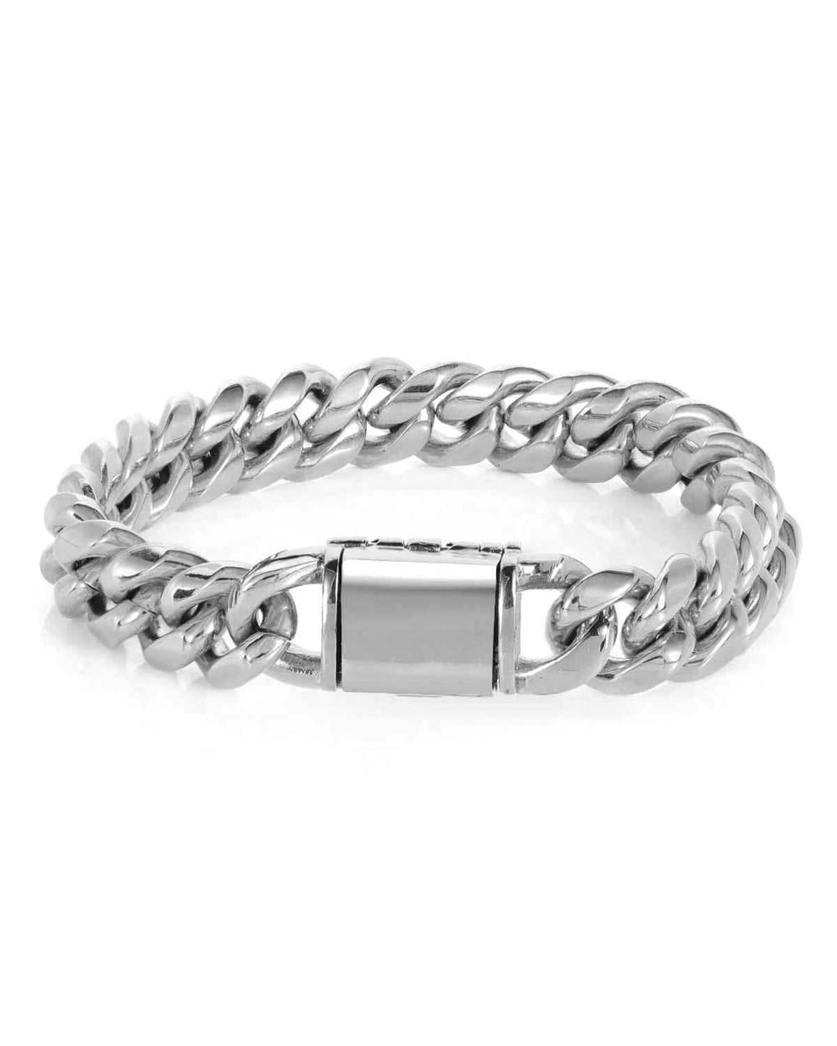 Signature Polished Cuban Link Bracelet