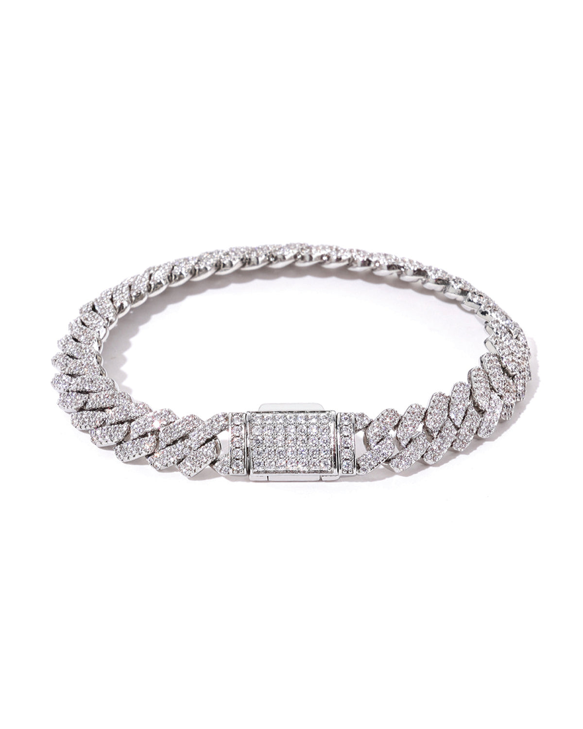 15Iced Cuban Link Bracelet
