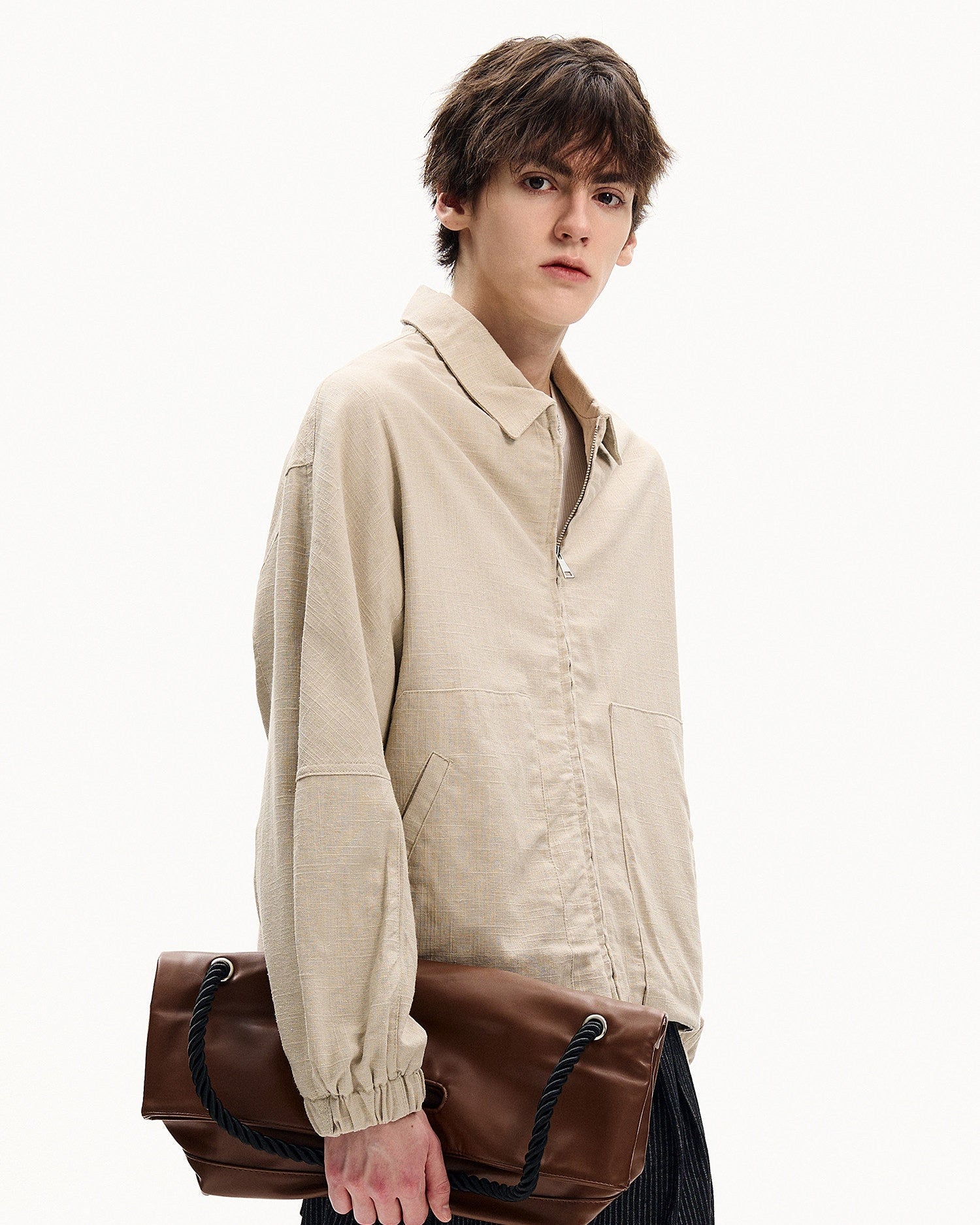 Modern Woven Cotton Jacket