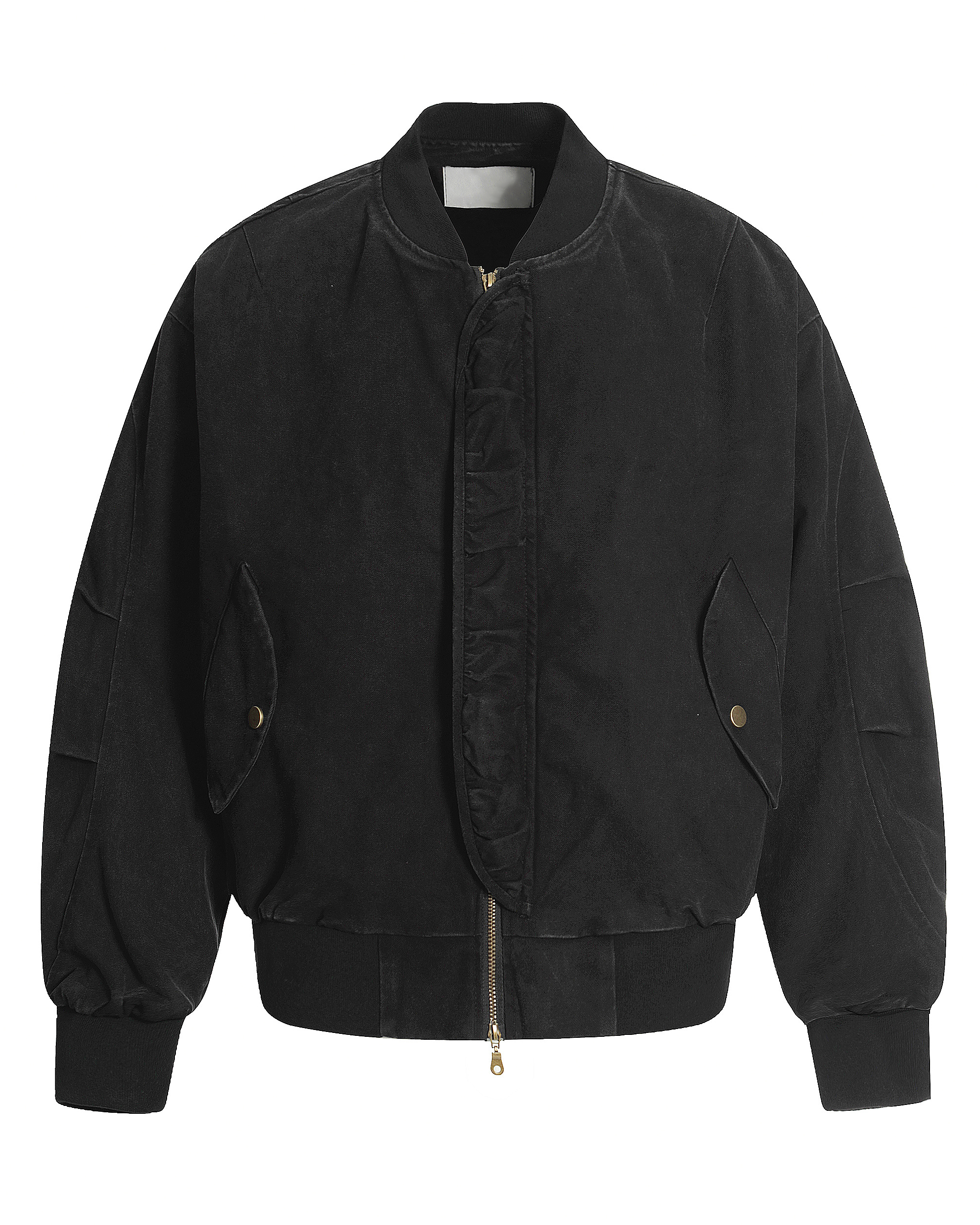 Cotton Canvas Bomber Jacket