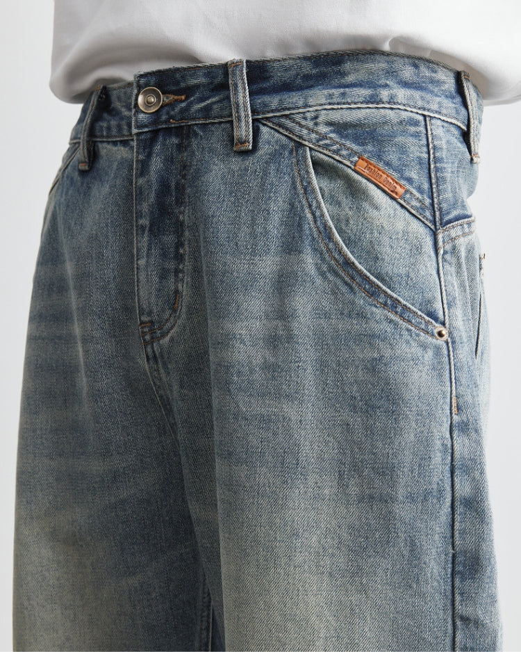 Heritage Fade Wide-Leg Jeans